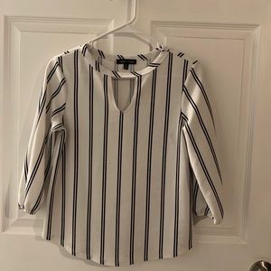 White and Black Shirt